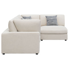 Serene Beige 4-Piece Modular Sectional Sofa - Ornate Home
