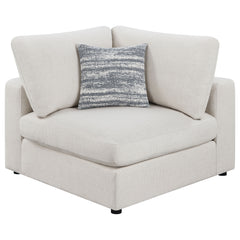 Serene Beige 5-piece Modular Sectional Sofa - Ornate Home