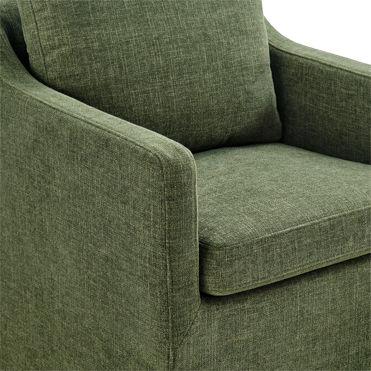 Serene Foliage Slipcovered Performance Fabric Dining Armchair - Ornate Home