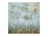 Serene Forest Blue Canvas