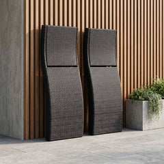 Serene Gray Outdoor Chaise Lounger - Ornate Home