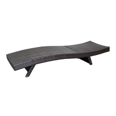 Serene Gray Outdoor Chaise Lounger - Ornate Home