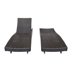 Serene Gray Outdoor Chaise Lounger - Ornate Home