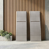 Serene Gray Outdoor Chaise Lounger - Ornate Home