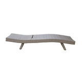 Serene Gray Outdoor Chaise Lounger - Ornate Home