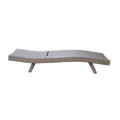 Serene Gray Outdoor Chaise Lounger - Ornate Home
