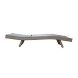 Serene Gray Outdoor Chaise Lounger - Ornate Home