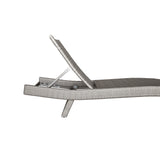 Serene Gray Outdoor Chaise Lounger - Ornate Home