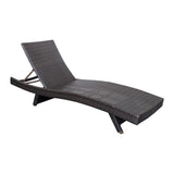 Serene Gray Outdoor Chaise Lounger - Ornate Home