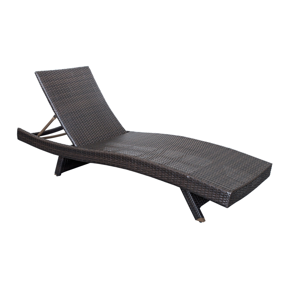Serene Gray Outdoor Chaise Lounger - Ornate Home