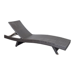Serene Gray Outdoor Chaise Lounger - Ornate Home