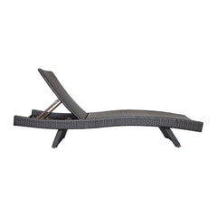 Serene Gray Outdoor Chaise Lounger - Ornate Home