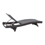 Serene Gray Outdoor Chaise Lounger - Ornate Home