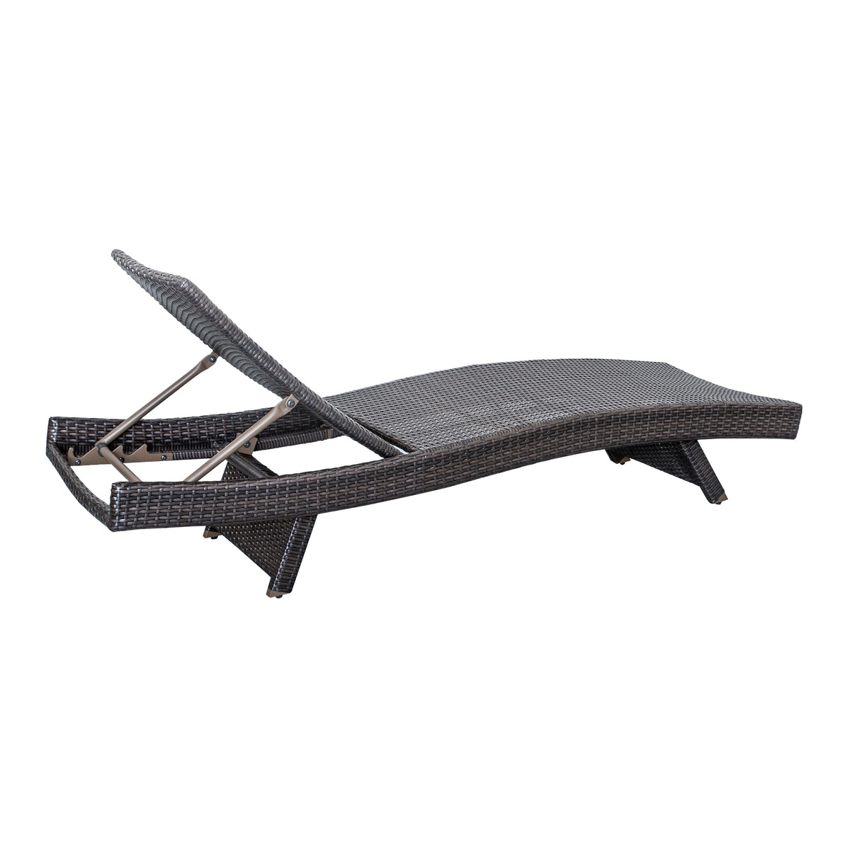 Serene Gray Outdoor Chaise Lounger - Ornate Home