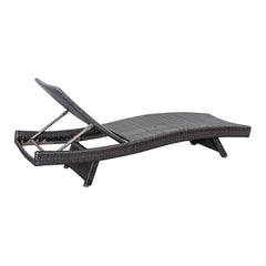 Serene Gray Outdoor Chaise Lounger - Ornate Home