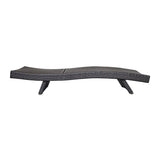 Serene Gray Outdoor Chaise Lounger - Ornate Home