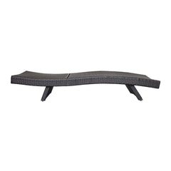 Serene Gray Outdoor Chaise Lounger - Ornate Home