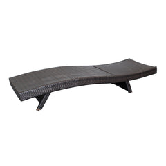 Serene Gray Outdoor Chaise Lounger - Ornate Home