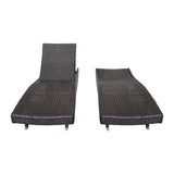 Serene Gray Outdoor Chaise Lounger - Ornate Home