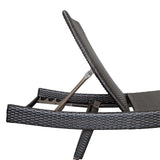 Serene Gray Outdoor Chaise Lounger - Ornate Home