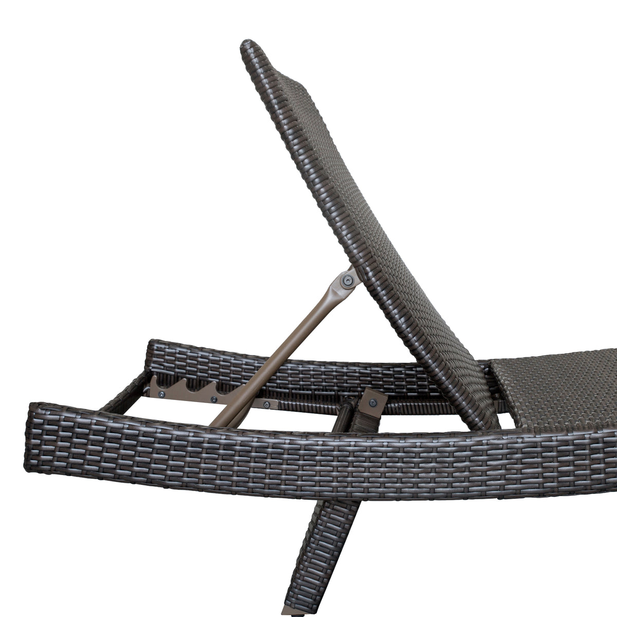 Serene Gray Outdoor Chaise Lounger - Ornate Home