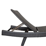 Serene Gray Outdoor Chaise Lounger - Ornate Home