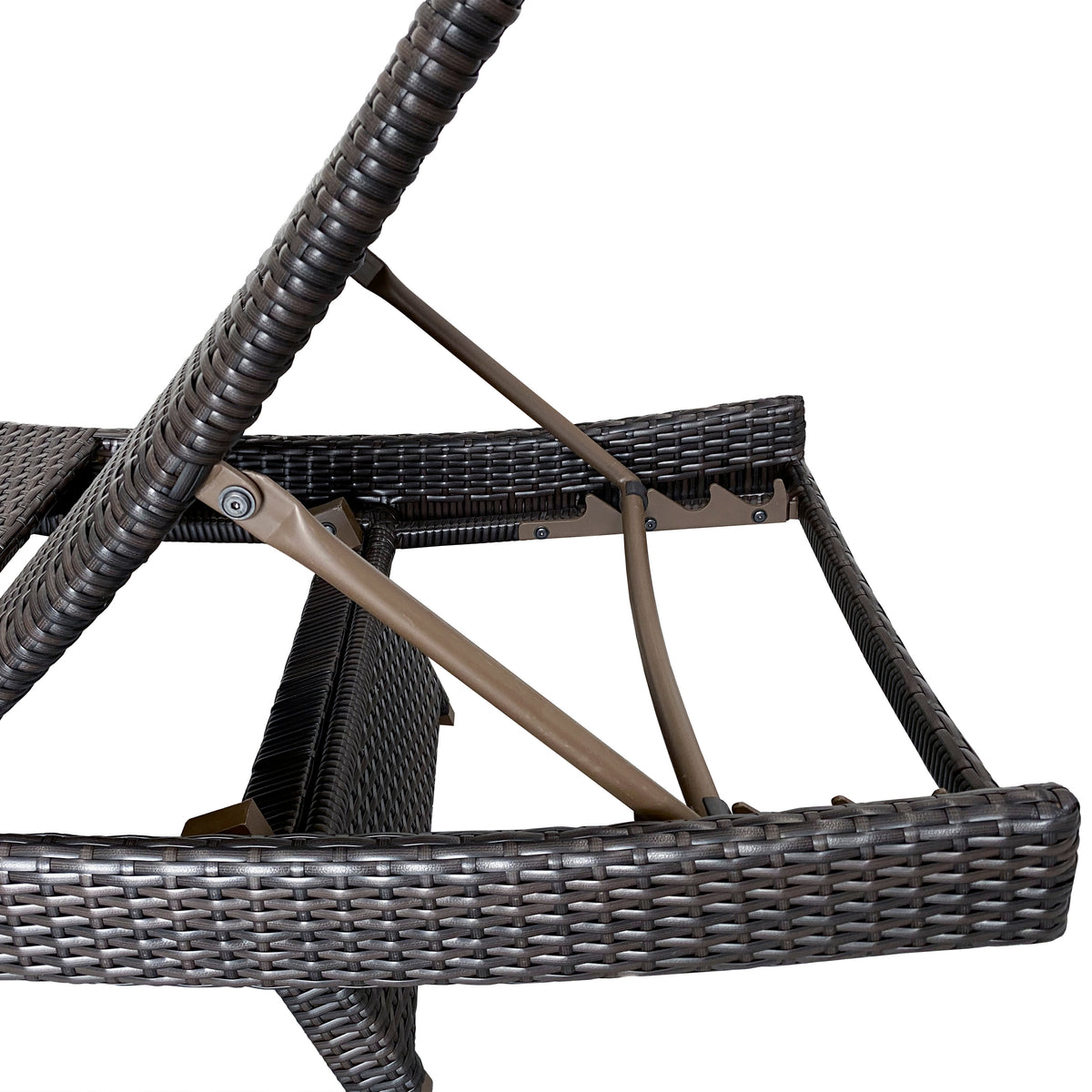 Serene Gray Outdoor Chaise Lounger - Ornate Home