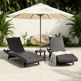 Serene Gray Outdoor Chaise Lounger - Ornate Home