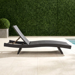 Serene Gray Outdoor Chaise Lounger - Ornate Home