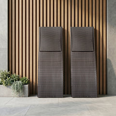 Serene Gray Outdoor Chaise Lounger - Ornate Home