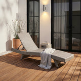 Serene Gray Outdoor Chaise Lounger - Ornate Home