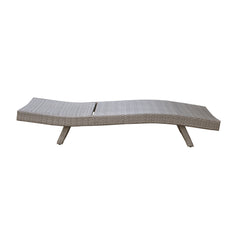 Serene Gray Outdoor Chaise Lounger - Ornate Home