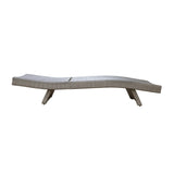 Serene Gray Outdoor Chaise Lounger - Ornate Home