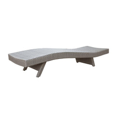 Serene Gray Outdoor Chaise Lounger - Ornate Home