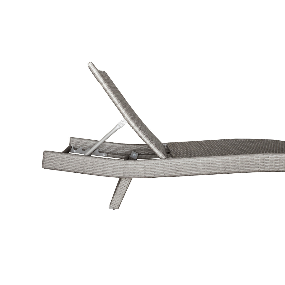 Serene Gray Outdoor Chaise Lounger (Set of 2) - Ornate Home