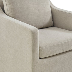 Serene Linen Slipcovered Performance Fabric Dining Armchair - Ornate Home