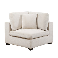Serenity Beige Corner Seat - Ornate Home