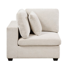 Serenity Beige Corner Seat - Ornate Home