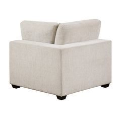 Serenity Beige Corner Seat - Ornate Home