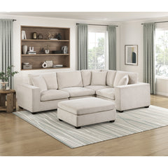 Serenity Beige Corner Seat - Ornate Home