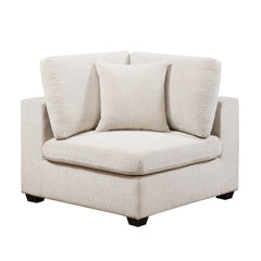 Serenity Beige Corner Seat - Ornate Home