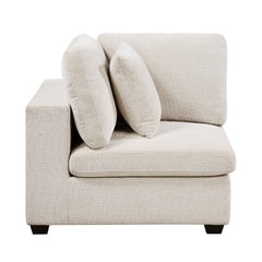 Serenity Beige Corner Seat - Ornate Home