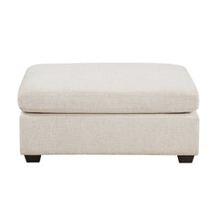Serenity Beige Ottoman - Ornate Home