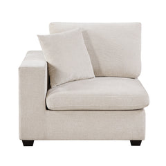 Serenity Beige Reversible Chair With One Arm - Ornate Home