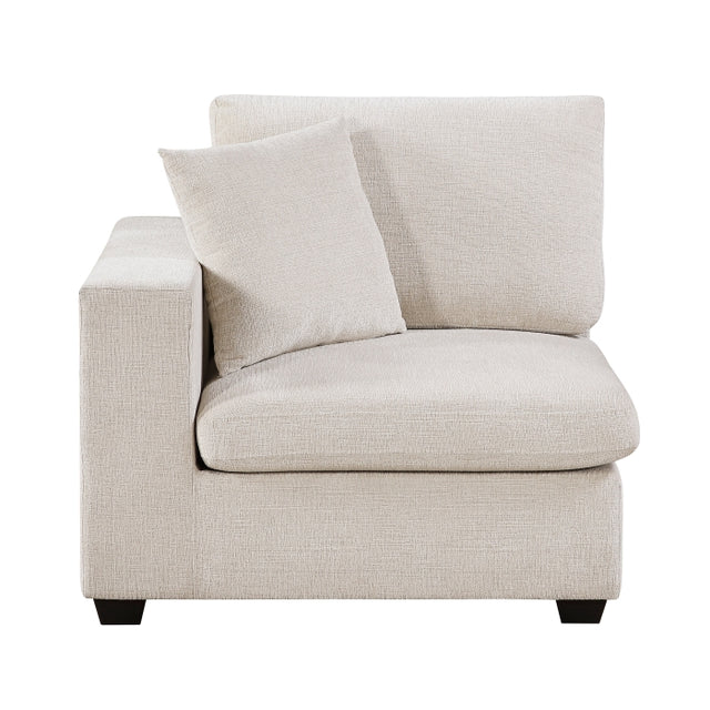 Serenity Beige Reversible Chair With One Arm - Ornate Home