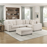 Serenity Beige Reversible Chair With One Arm - Ornate Home