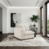 Serenity Beige Reversible Chair With One Arm - Ornate Home