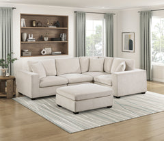 Serenity Beige Reversible Chair With One Arm - Ornate Home