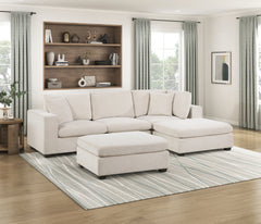 Serenity Beige Reversible Chair With One Arm - Ornate Home