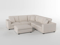 Serenity Beige Reversible Chair With One Arm - Ornate Home